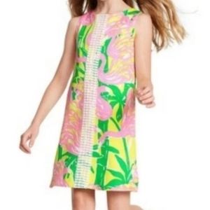 LILLY PULITZER for Target Flamingo Mini Shift Dress L (10-12)